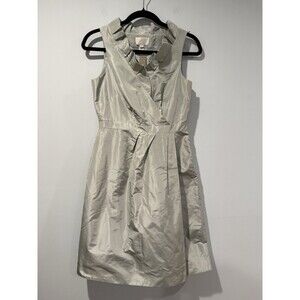 NEW J Crew Blakely 100% Silk Taffeta Dress 0 Lt Mint Green 22511 Preppy Wedding